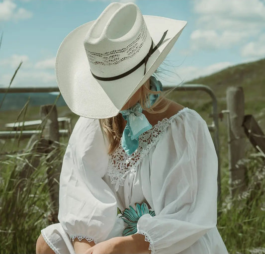 Bangora Straw Western Cowboy Hat -Bozeman