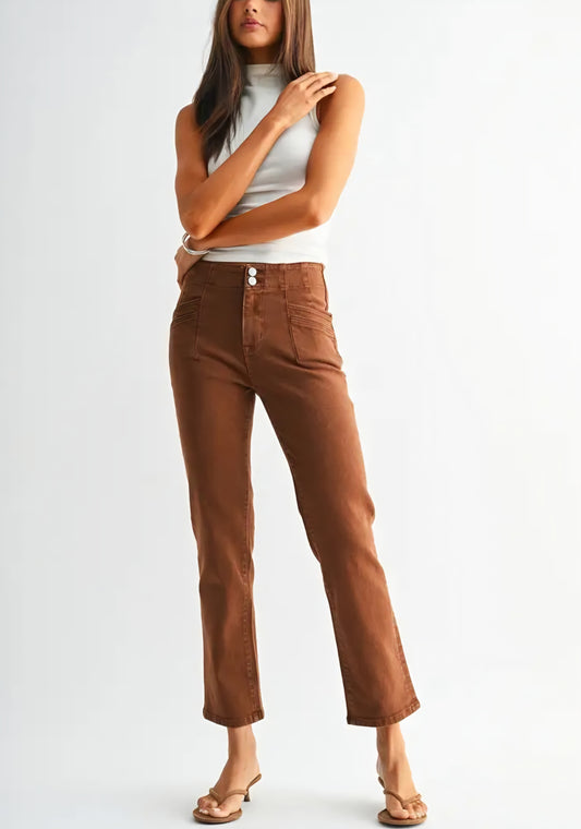 Autum High-Rise Straight Ankle