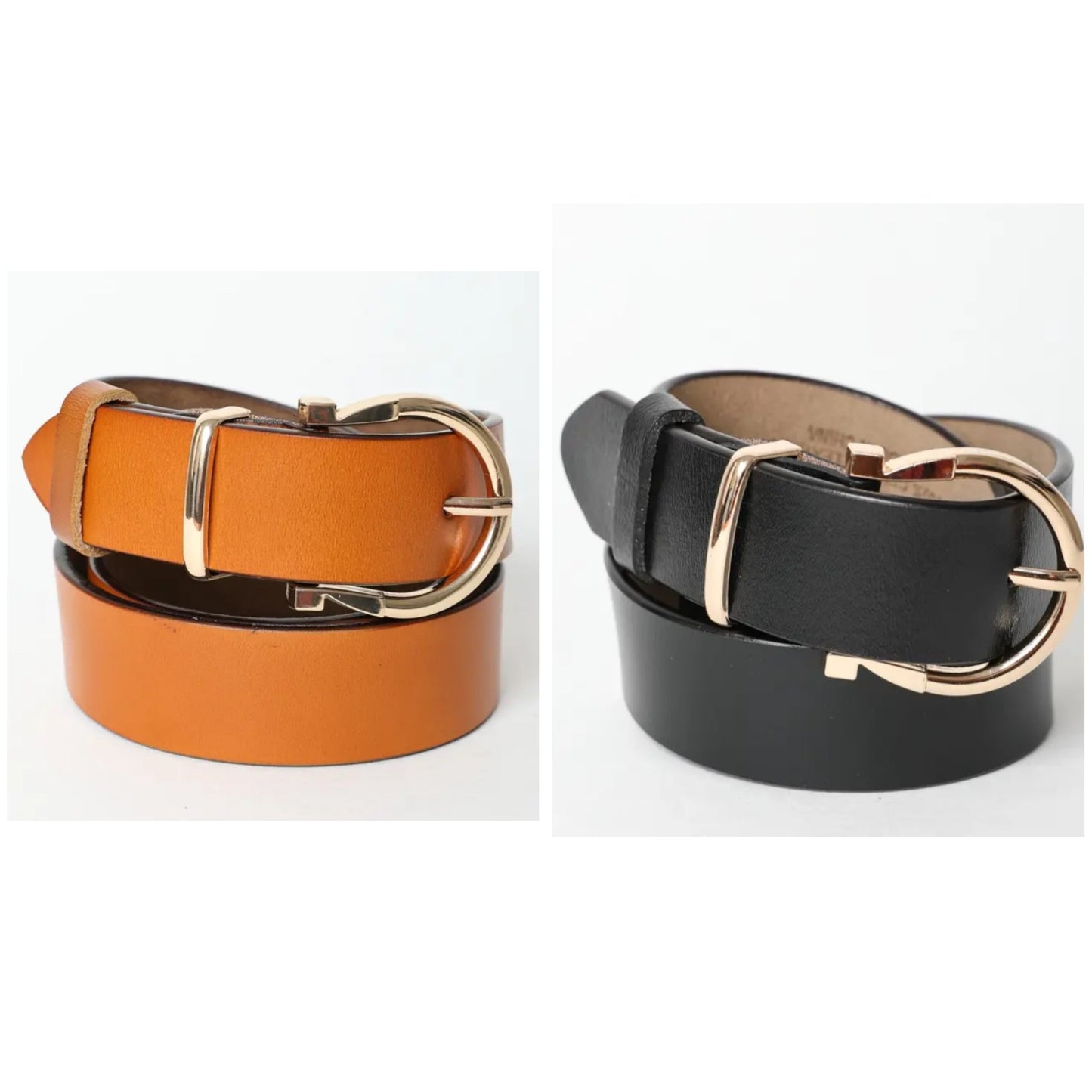 Leather Horse Shoe Belt