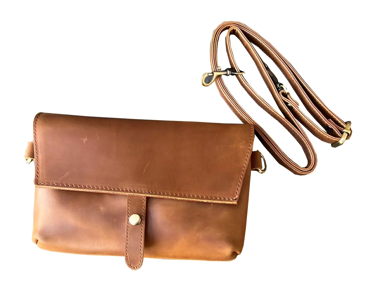 Genuine Cowhide Leather Crossbody