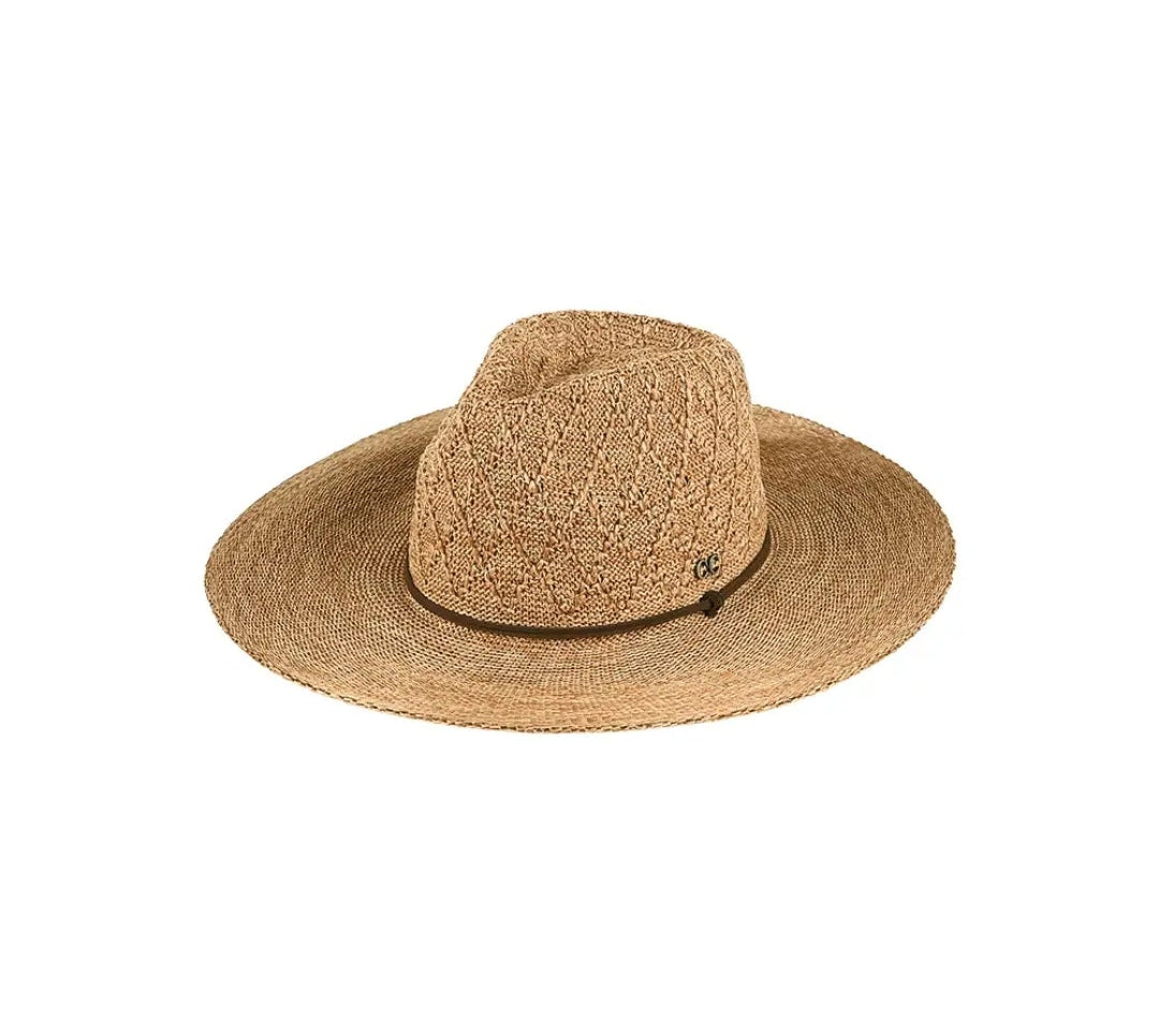 Pattern Panama Hat