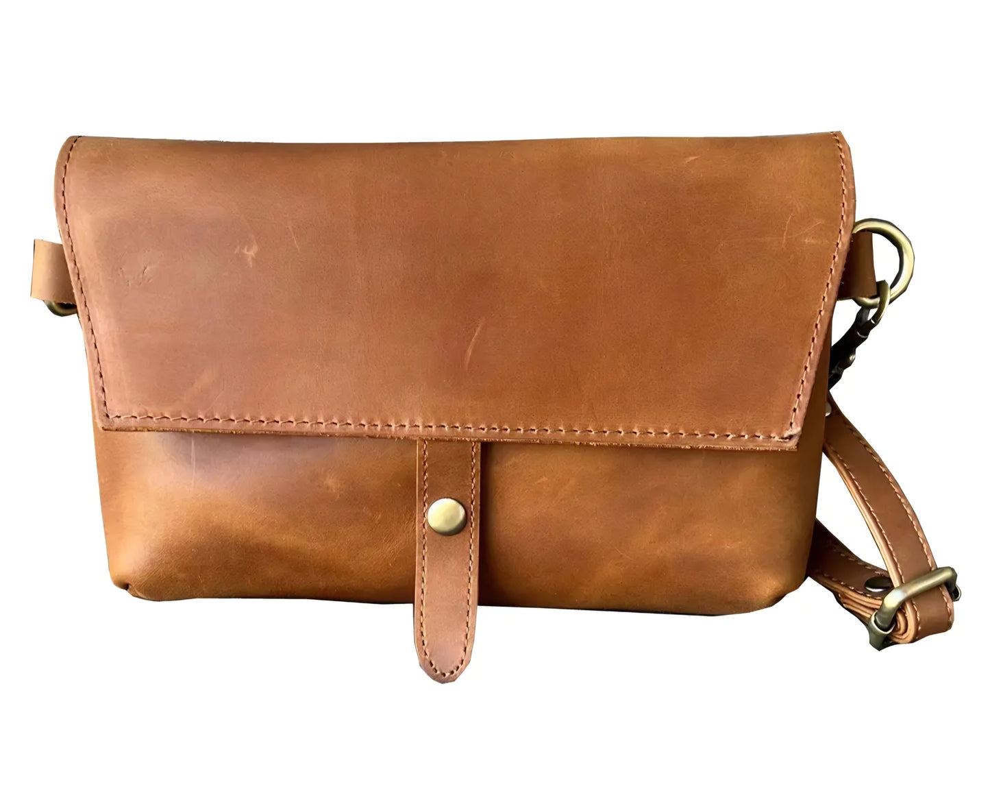 Genuine Cowhide Leather Crossbody
