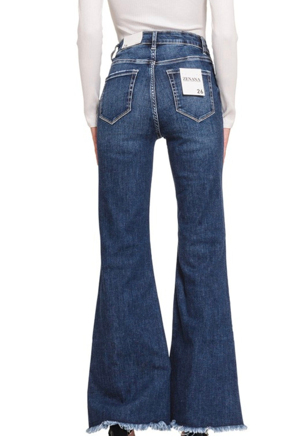 High Rise Bell Bottom Jeans