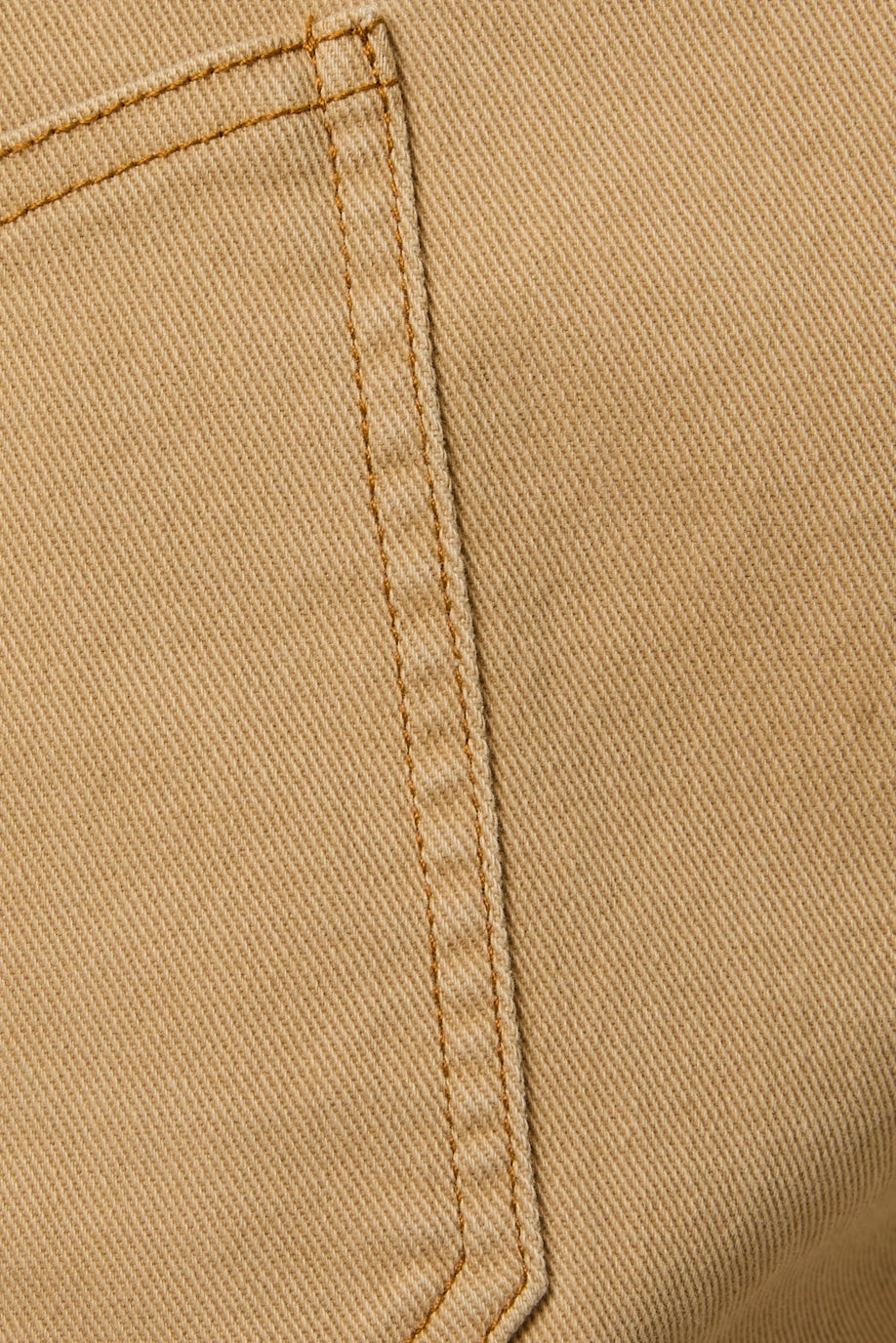 Tan High Waist Stretch Twill Short